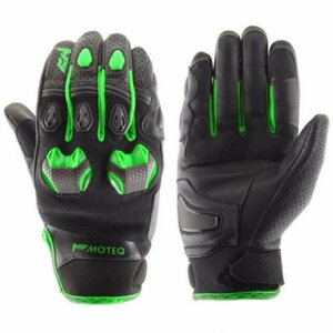 Moteq Кожаные перчатки Stinger Флуоресцентно-Зеленый S