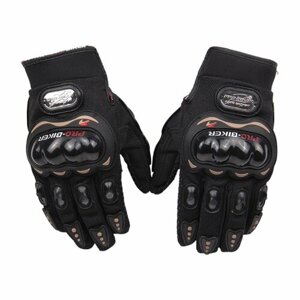 Мотоперчатки перчатки текстильные Pro Biker MCS-01C для мотоциклиста на мотоцикл скутер квадроцикл, черные, L