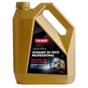 Моторное масло Oilway Dynamic Hi-Tech Professional 0w-40 4л