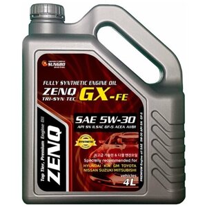 Моторное масло ZENQ GX-FE 5W-30 SN/GF-5 A1/B1 (100% синт) 4л