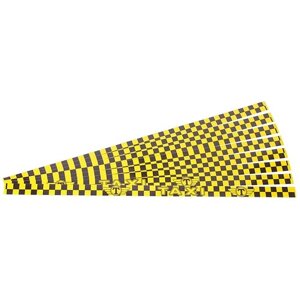 Наклейка-знак виниловая "Taxi" 4х100см желто-черная комплект (8шт.) AUTOSTICKERS 04557