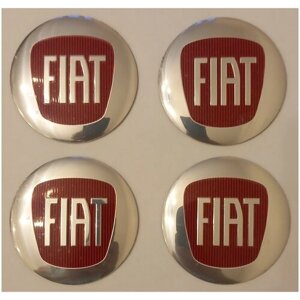 Наклейки на колесные диски Fiat Фиат / Наклейки на колесо / Наклейка на колпак / D 60 mm