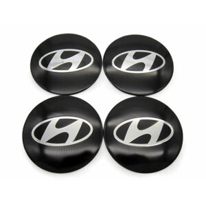 Наклейки на колесные диски Хендай/ Hyundai D-75 mm