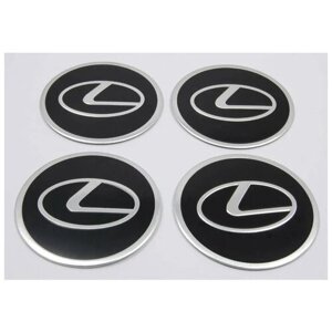 Наклейки на колесные диски Lexus / Наклейки на колесо / Наклейка на колпак / D 60 mm