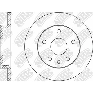 Nibk диск тормозной для chevrolet CRUZE/orlando/OPEL ASTRA J R16 09- задний D 292мм.