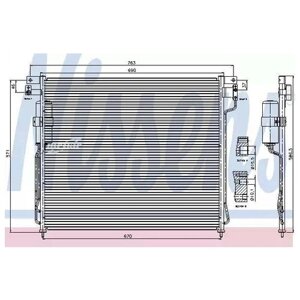 NISSENS 94879 Радиатор кондиционера