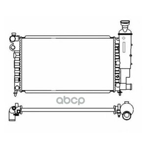 NRF 58920 Радиатор системы охлаждения PEUGEOT 106 1.0 92-