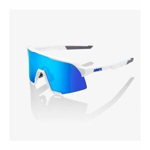 Очки спортивные 100% S3 Matte White / HIPER Blue Multilayer Mirror Lens (61034-407-02)