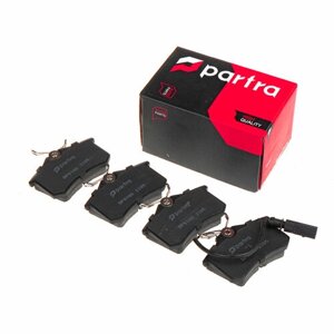 Partra BP6100 колодки тормозные VW golf/bora 2.3-3.2i 00>citroen C8, peugeot 807 partra BP6100