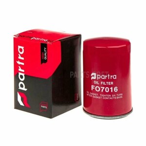 Partra FO7016 фильтр масляный audi A3 II, A4 (B6, B7/8E,8H), TT (8N), skoda octav partra FO7016