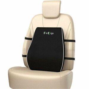 Подушка для спины "Поддержка +на автомобильное кресло в машину, на офисный стул, на сиденье в авто