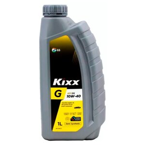 Полусинтетическое моторное масло Kixx G 10W-40 SN, 1 л