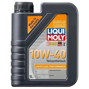 Полусинтетическое моторное масло LIQUI MOLY Leichtlauf Performance 10W-40, 1 л, 1 шт.