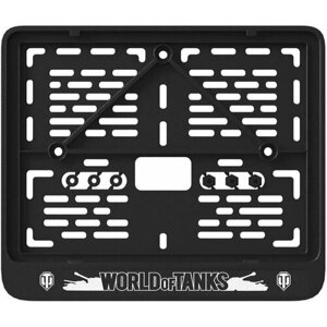 Рамка номерного знака нового образца "World of Tanks" для мотоцикла