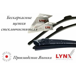 RENAULT Megane I Coupe (X64) 01.96-10.02 Комплект щеток стеклоочистителя LYNXauto бескаркасные дворники летние всесезонные RENAULT Megane I Coupe (X64) 01.96-10.02