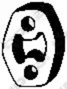 Рез. глушителя FORD COURIER фургон (J5_J3_1.3 [1996/02-BOSAL 255-107 | цена за 1 шт | минимальный заказ 1