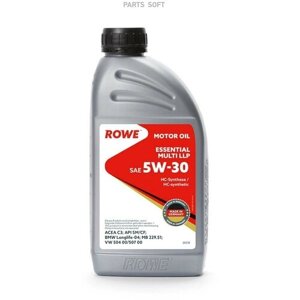 ROWE 20238-177-2A масло моторное 5W30 ROWE 1л синтетика essential MULTI LLP C3 SM/CF