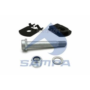 SAMPA 094.730 Ремкомплект SCHMITZ рессоры (болт, гайка, регулировочные пластины) SAMPA