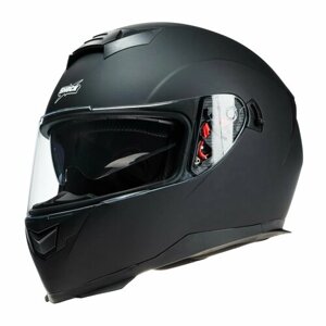 Шлем дорожный SHOCK M3 MATT BLACK XL для мотоцикла, квадроцикла, мопеда, скутера, моноколеса