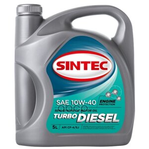 SINTEC Масло Дизельное Turbo Diesel 10w40 П/Синт. 5л Sintec Sintec 122445
