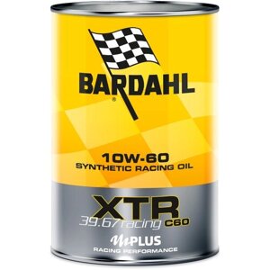 Синтетическое моторное масло Bardahl XTR C60 Racing 39.67 10W-60, 1 л, 1 шт.