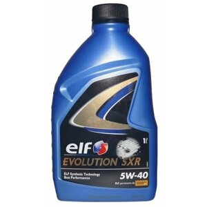 Синтетическое моторное масло ELF Evolution SXR 5W-40, 1 л