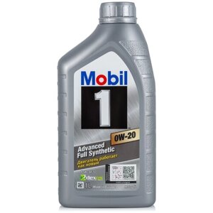 Синтетическое моторное масло MOBIL 1 0W-20, 1 л, 1 шт.