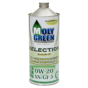 Синтетическое моторное масло MolyGreen Selection 0W-20, 1 л