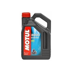 Синтетическое моторное масло Motul 3000 4T 20W50, 4 л