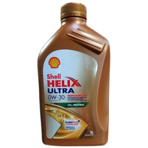 Синтетическое моторное масло SHELL Helix Ultra Professional AV-L 0W-30, 1 л, 1 шт.