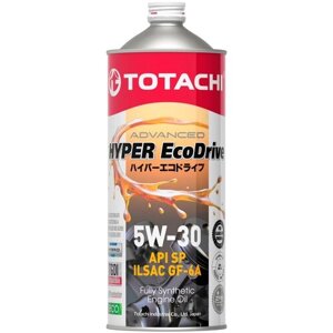 Синтетическое моторное масло TOTACHI HYPER Ecodrive 5W-30, 1 л, 1 шт.