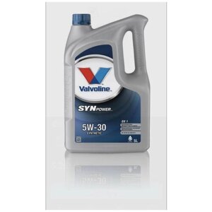 Синтетическое моторное масло VALVOLINE SynPower DX1 5W-30, 5 л, 1 шт.