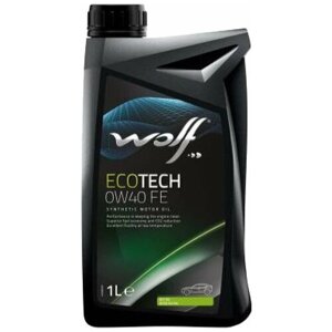Синтетическое моторное масло Wolf Ecotech 0W40 FE, 1 л, 1 шт.