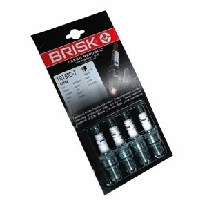 Свеча Brisk ВАЗ-2110-12 EXTRA (инж. 8 клап. 3-мя элекр, резистор, бл. 4шт.)