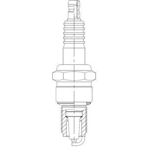 Свеча зажигания для автомобилей Лада 2101-2108 карб. (зазор 0,5мм, с резистором) VSP 0104 StartVolt