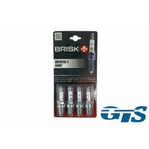 Свечи зажигания "BRISK" SUPER DR15YC-1, 0085, 16V (инж.) для а/м ваз 2110-12