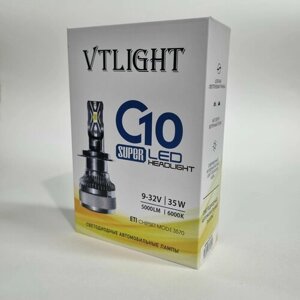 Светодиодные автомобильные лампы с10 vtlight SUPER LED headlight комплект 2 шт
