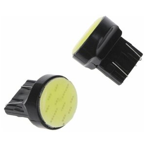 Светодиодные автомобильные лампы W21/5W - T20 - 7443 - W3х16q - COB LED Бренд DLED Красного свечения (Комплект 2 лампы)