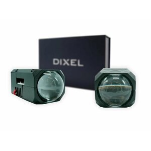 Светодиодные линзы ближнего/дальнего света DIXEL BI-LED square module 2.0" 5000K 12В (2 шт.)