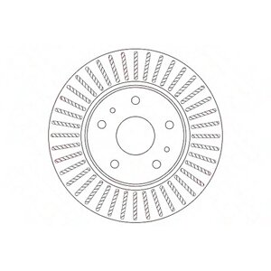 TRW DF6684 oem диск тормозной передний suzuki sx4 (280мм) df6684 (Комплект 2 штуки)
