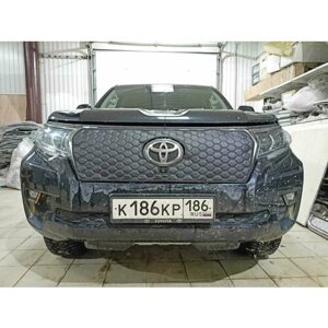 Утеплитель радиатора Toyota Land Cruiser Prado 150 2017- Адаптирован под камеру