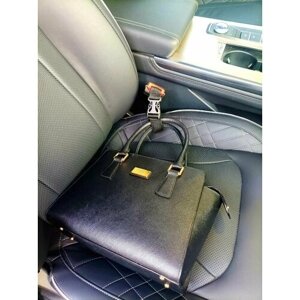 Заглушка ремня безопасности универсальная на любой авто с функцией фиксатора сумок