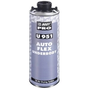 Жидкий антигравий HB BODY U951 Auto Flex Underbody 1 л