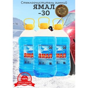 Жидкость стеклоомывателя незамерзайка -30C 5 л, 3 шт