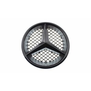 Звезда на решетку радиатора Mercedes черный глянец