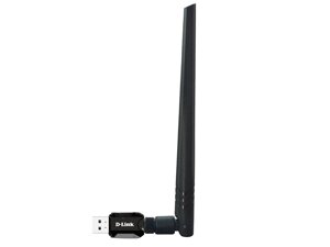 Адаптер Wi-Fi D-link DWA-137, 802.11n, 2.4 ГГц, до 300 Мбит/с, 20 дБм, USB, внешних антенн: 1x5 дБи (DWA-137/C1A)