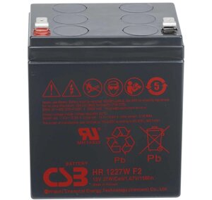 Аккумуляторная батарея для ибп CSB HR1227W F2, 12V, 5ah (bacsbhr1227)
