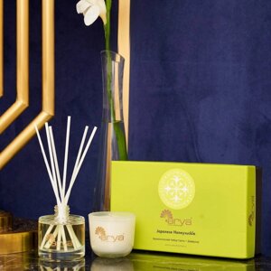 Ароматическая свеча и освежитель воздуха Japanese honey suckle (Набор)