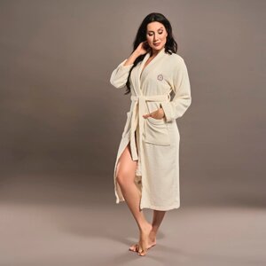 Банный халат Адора цвет: кремовый (L-XL)