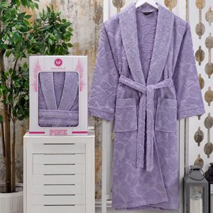 Банный халат Asiya цвет: фиолетовый (3XL)
